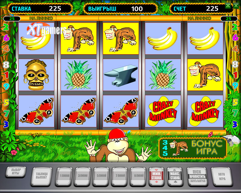 игровые автоматы Crazy Monkey